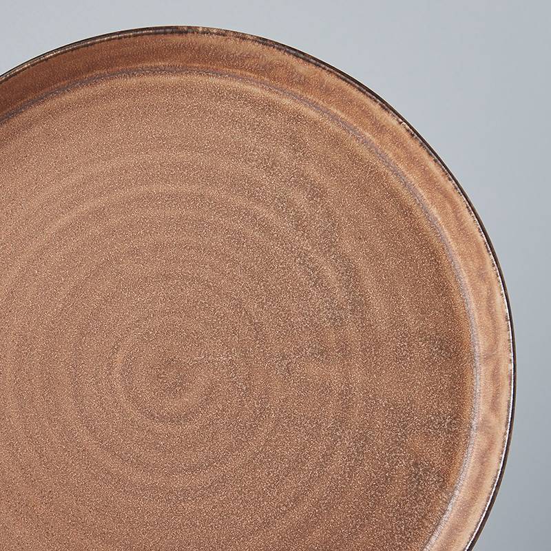 Toffee round large high rim plate 25cm - Image 2