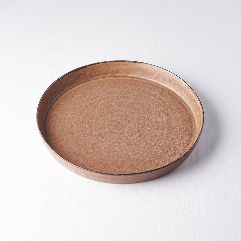 Toffee round large high rim plate 25cm - Image 3