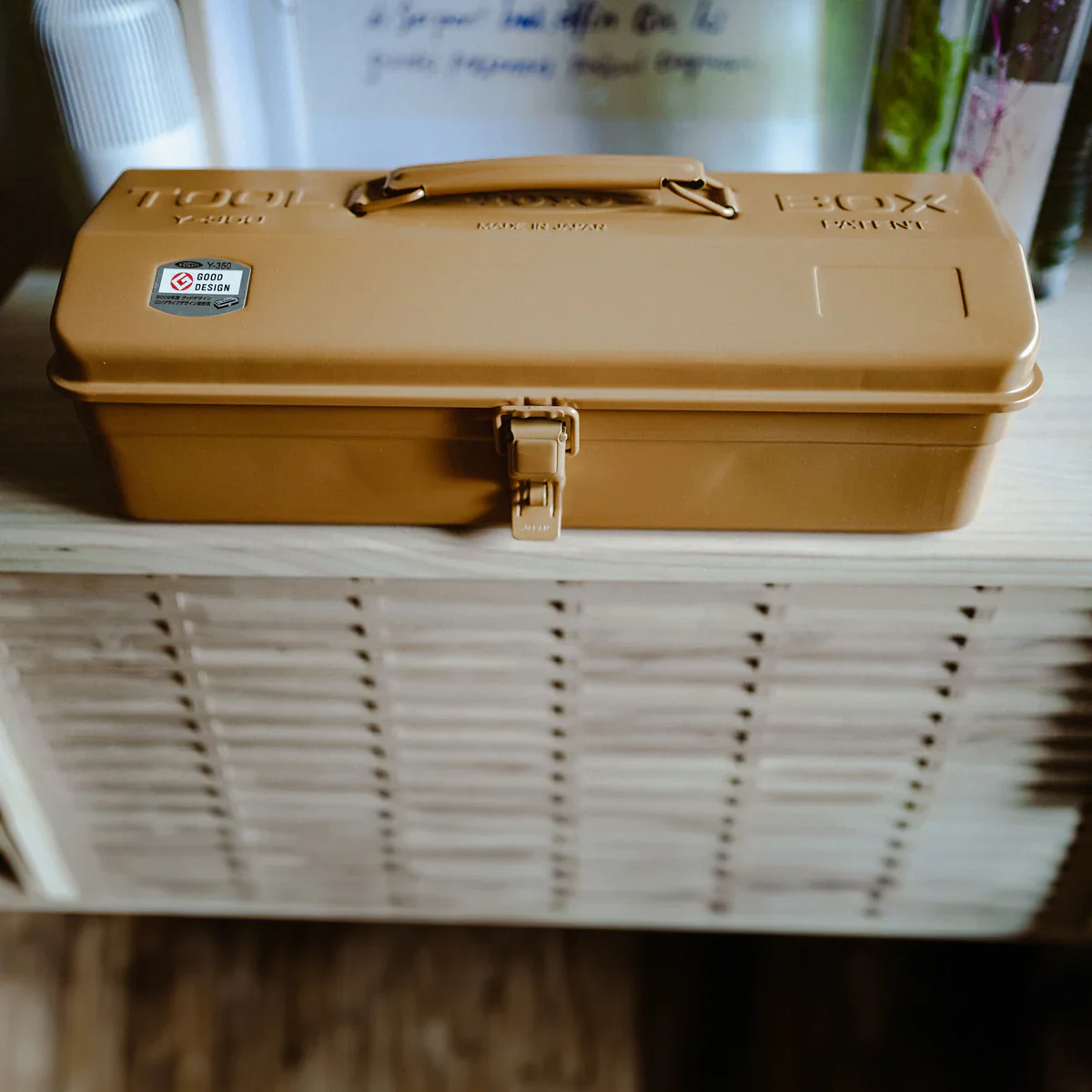 Toyo Steel Camber-top Toolbox Y-350 Mustard - Image 5