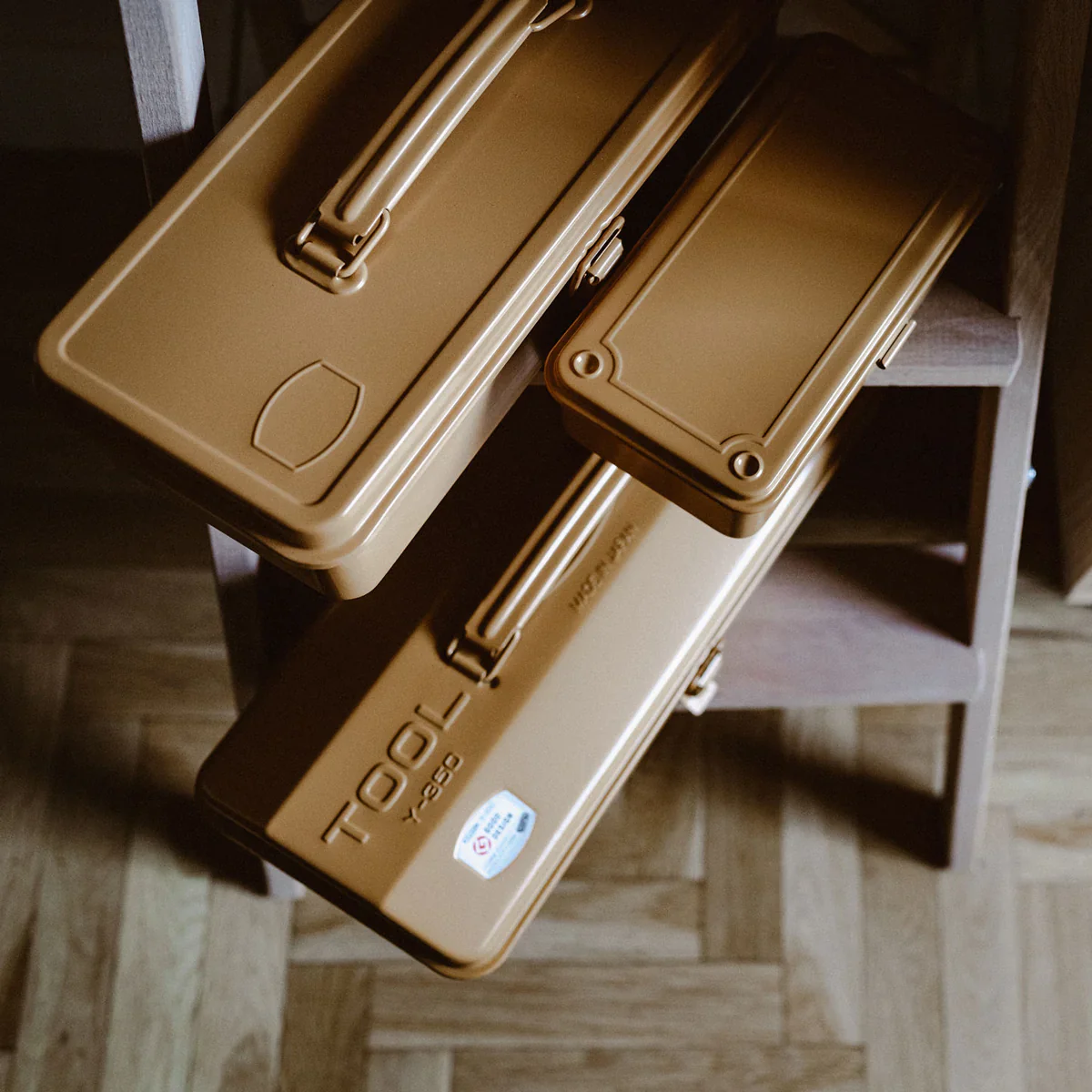 Toyo Steel Camber-top Toolbox Y-350 Mustard - Image 7