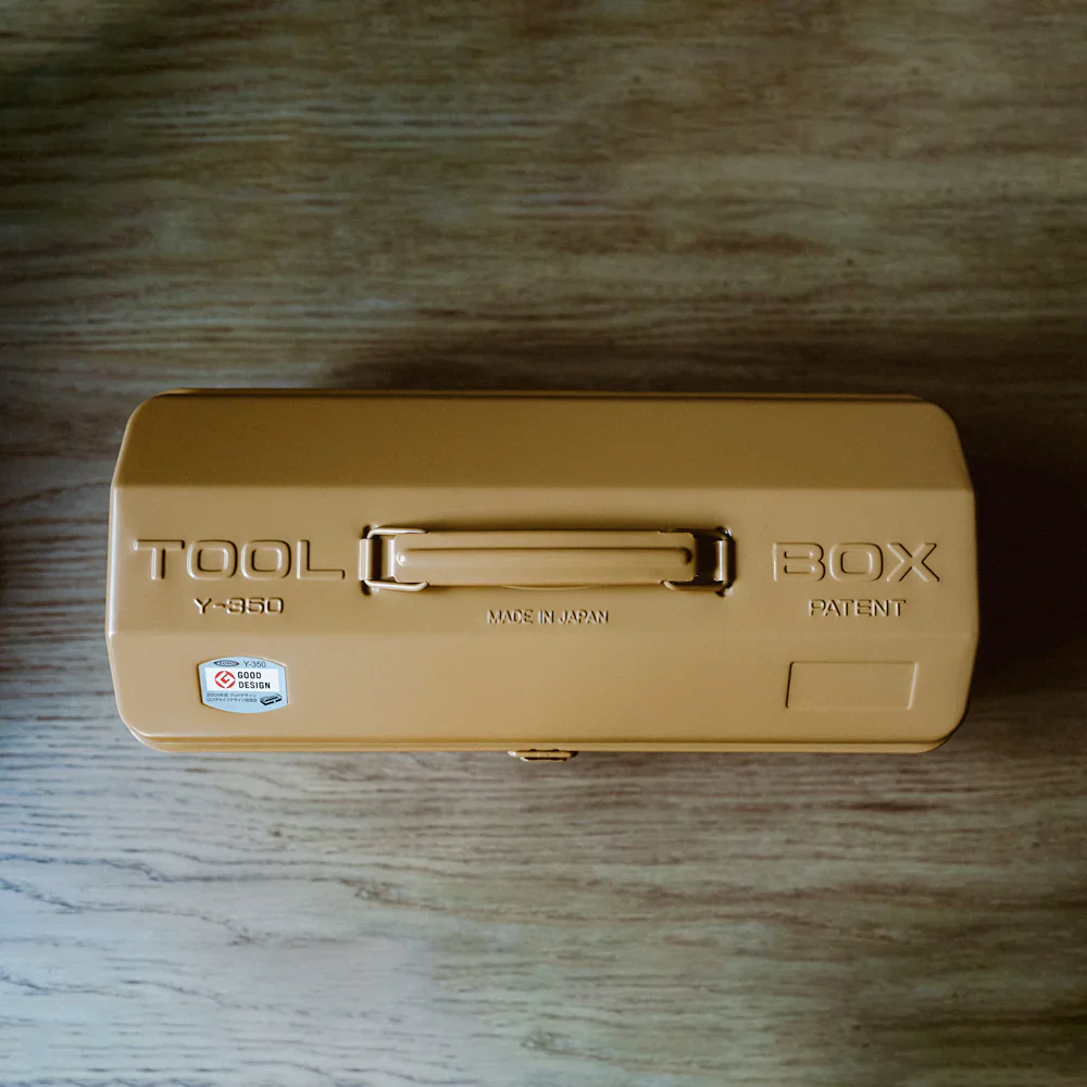 Toyo Steel Camber-top Toolbox Y-350 Mustard - Image 8