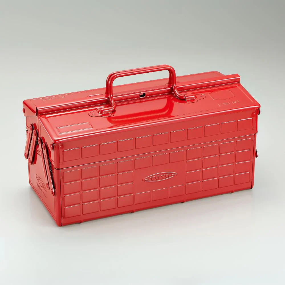 Toyo Steel Cantilever Toolbox ST-350 Red