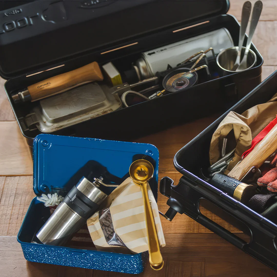 Toyo Steel Trunk Shape Toolbox T-320 Mustard - Image 9