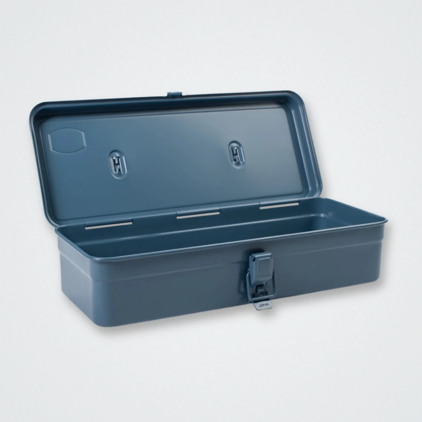 Toyo Steel Trunk Shape Toolbox T-320 Duck Blue - Image 2