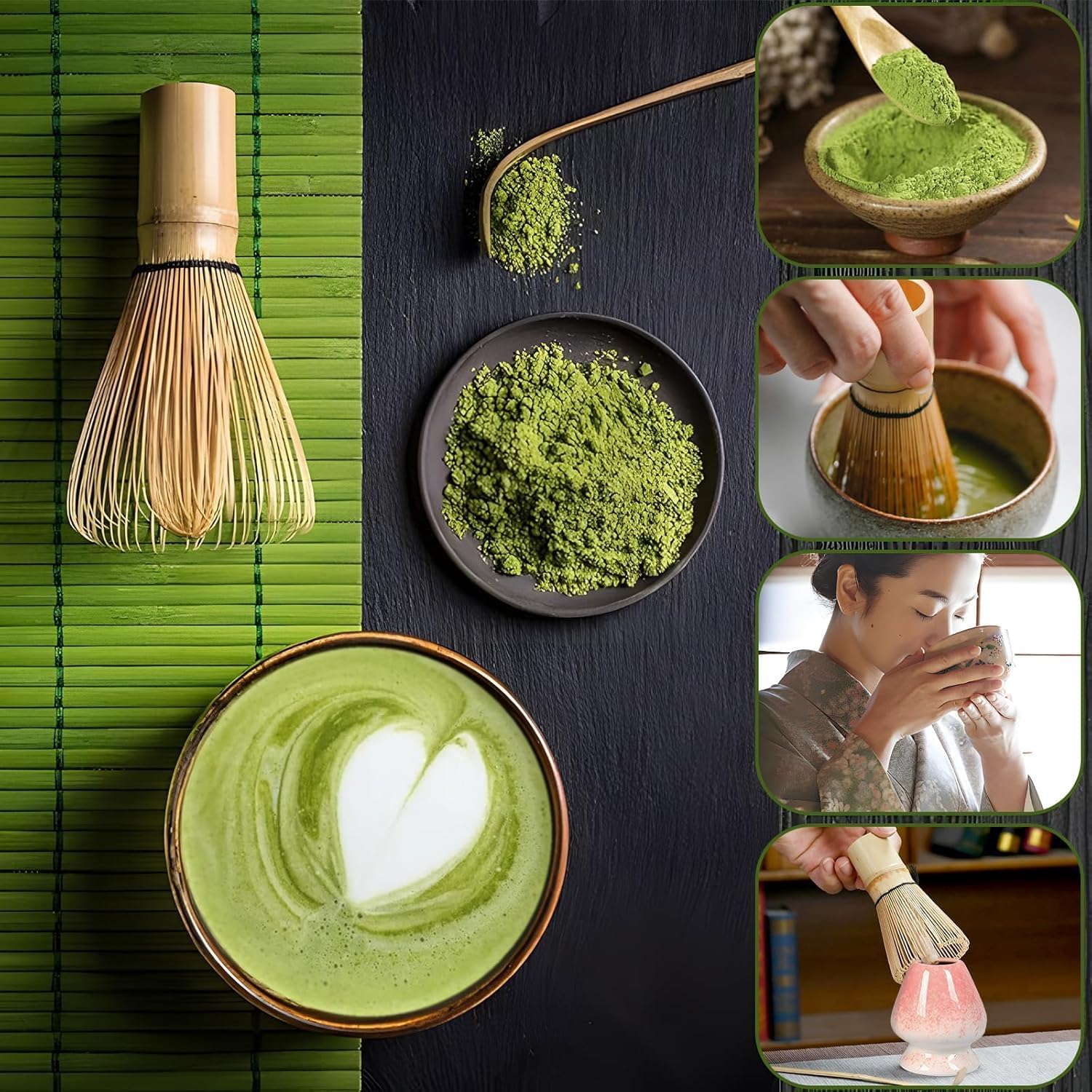 Traditional Bamboo Matcha Whisk Chasen - Image 13