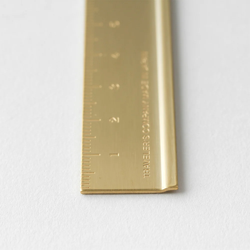 Traveler's Company Brass Ruler 15cm - Image 5