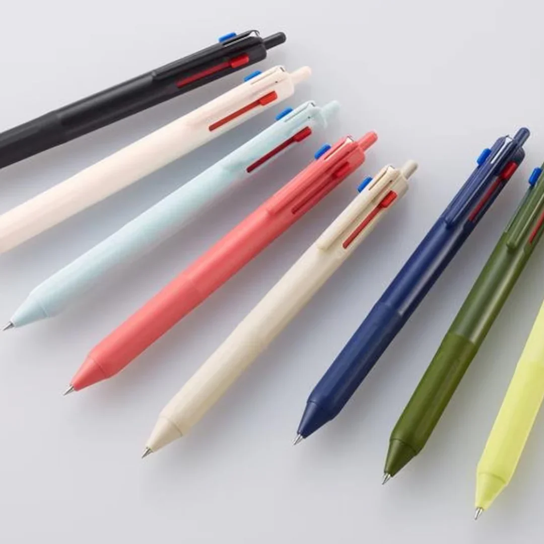 Uni Jetstream 3-colours 0.7mm Gel Pen - Greige - Image 3