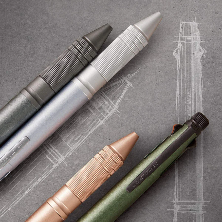 Uni Jetstream 4&1 Metal Edition Multi Pen - Pink Gold - Image 5
