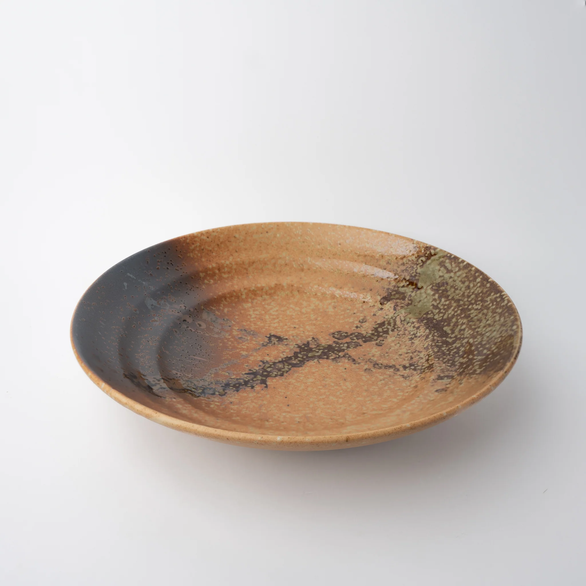 Wabi Sabi Flat Base Serving Bowl 28cm