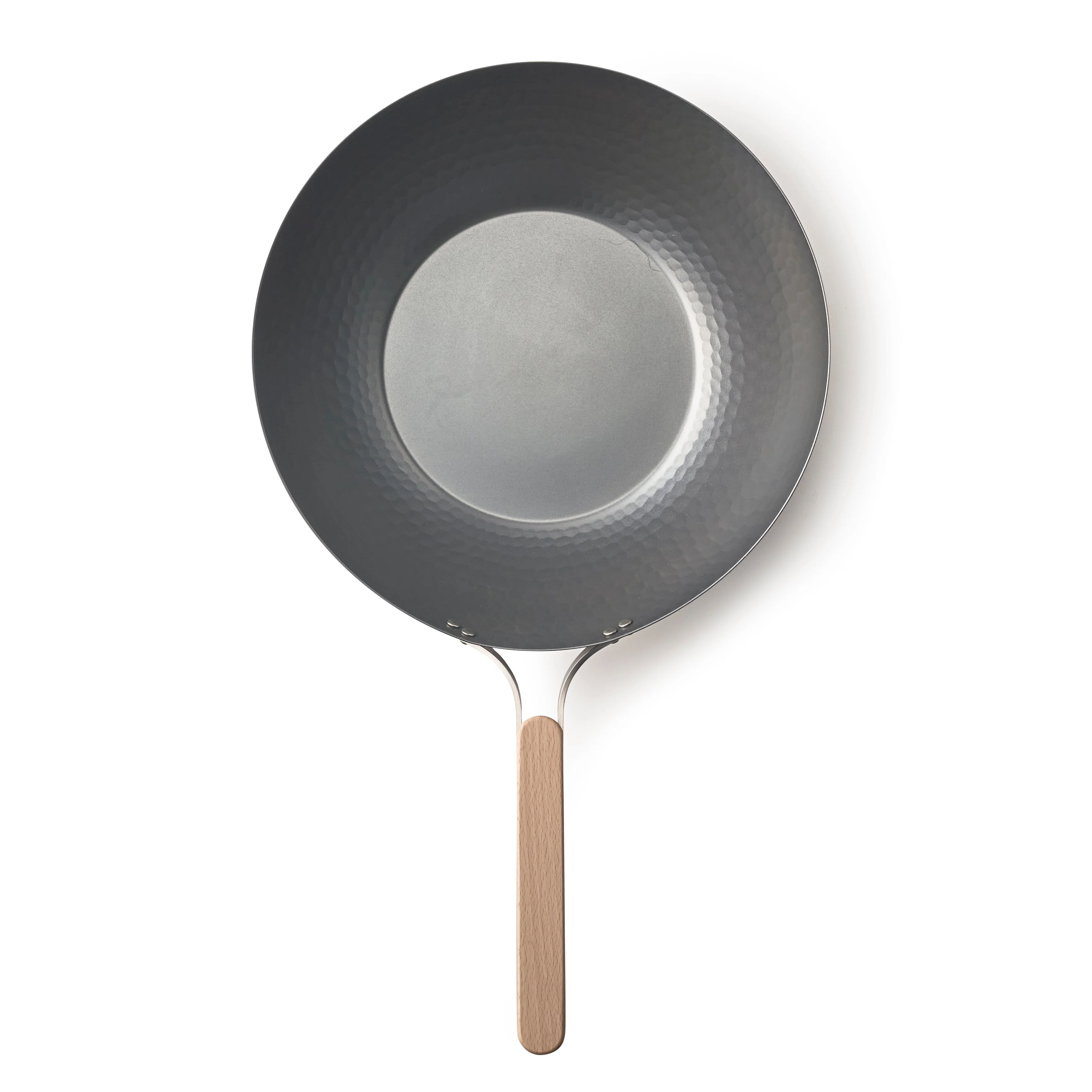 Nitrided Carbon Steel Wok Pan 30cm - Image 3