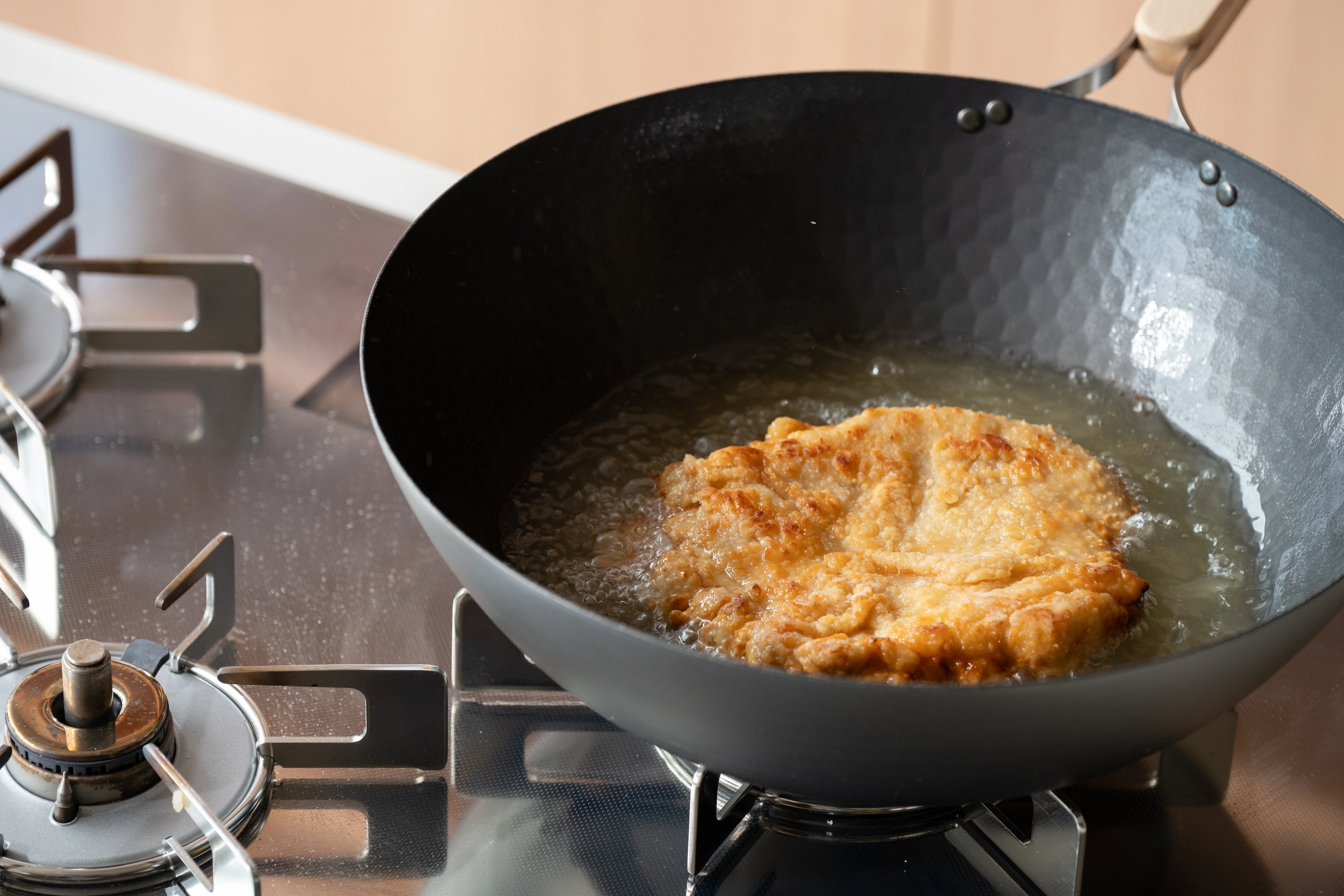 Nitrided Carbon Steel Wok Pan 32cm - Image 14