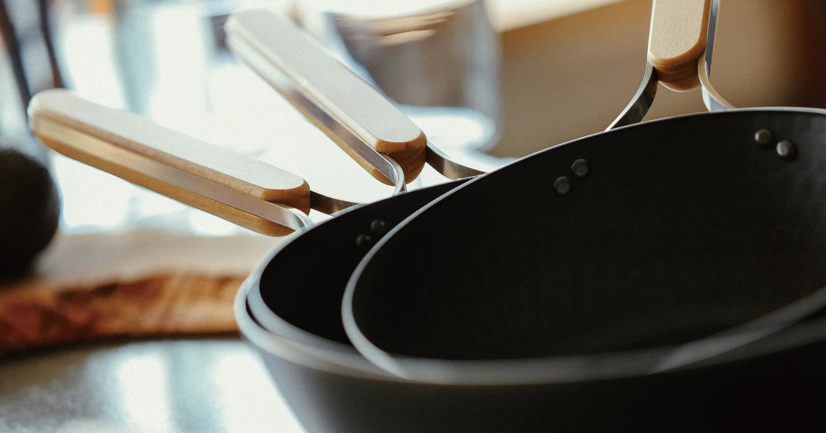 Nitrided Carbon Steel Wok Pan 32cm - Image 16