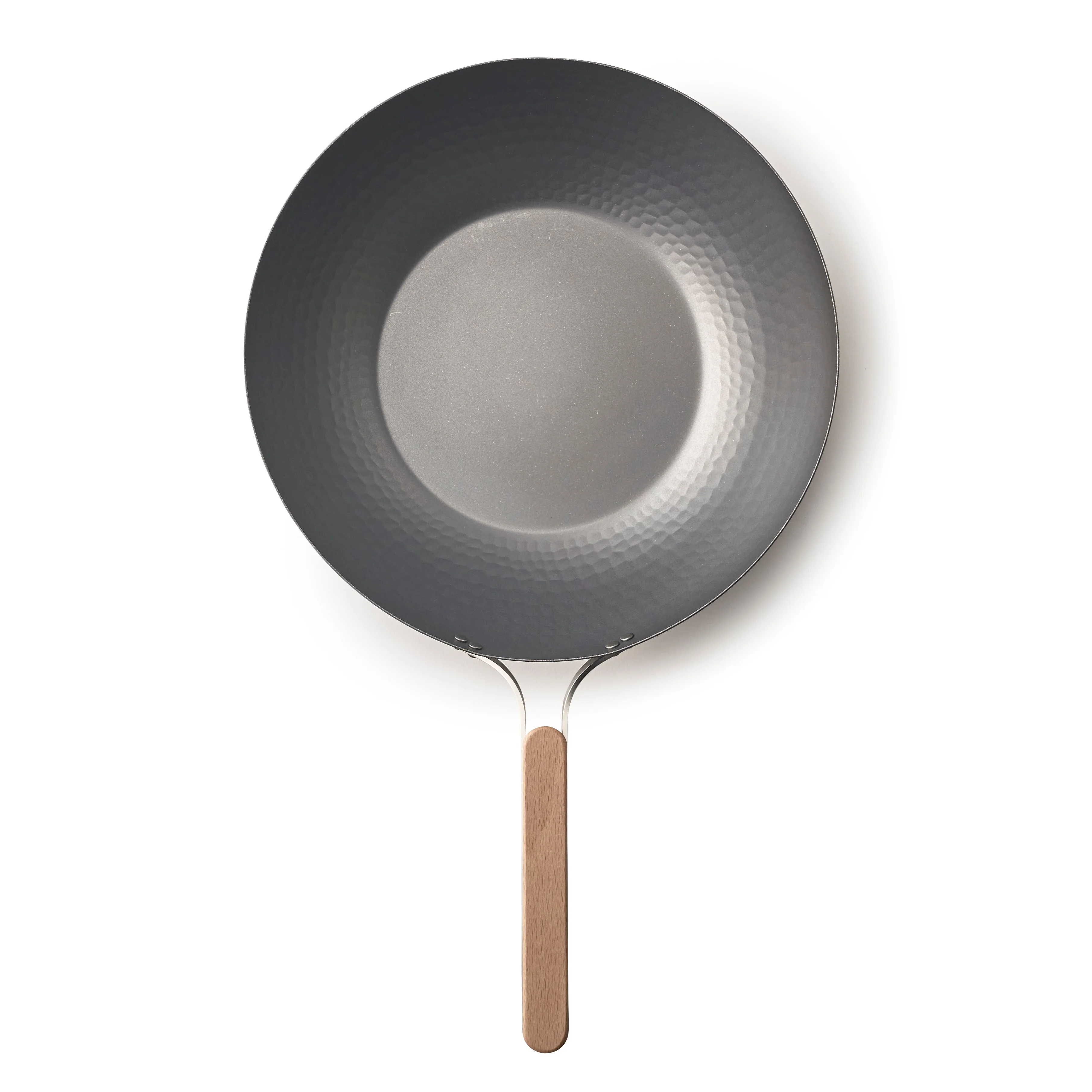Nitrided Carbon Steel Wok Pan 32cm - Image 3