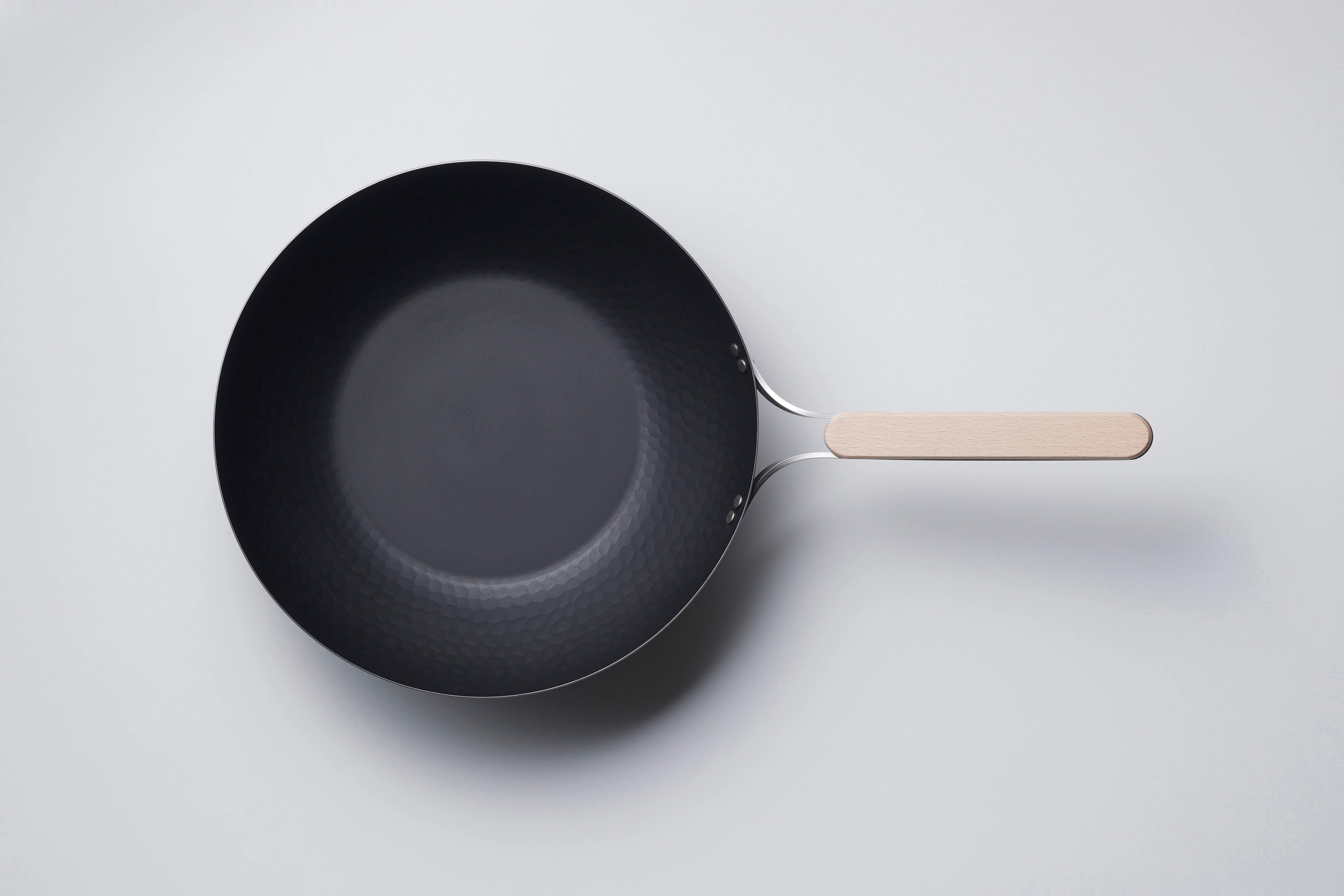 Nitrided Carbon Steel Wok Pan 32cm - Image 5