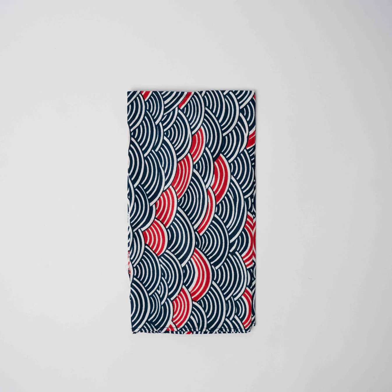 Wave Design large reusable Furoshiki wrap 75cm - Image 2