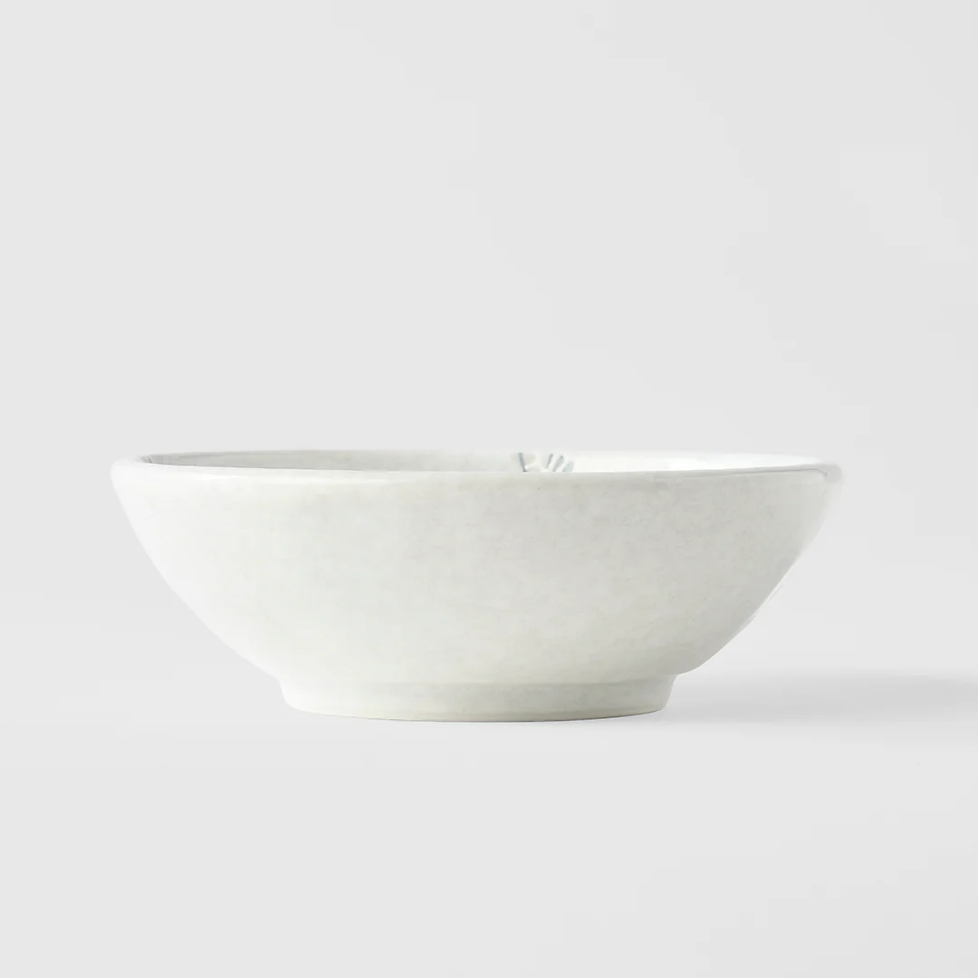 White Blossom Small shallow Bowl 13cm - Image 3