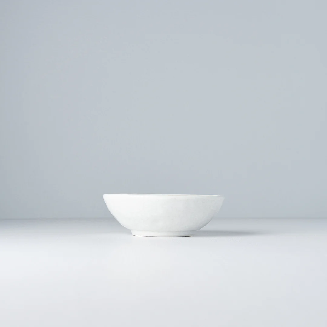 White Blossom Small shallow Bowl 13cm - Image 5