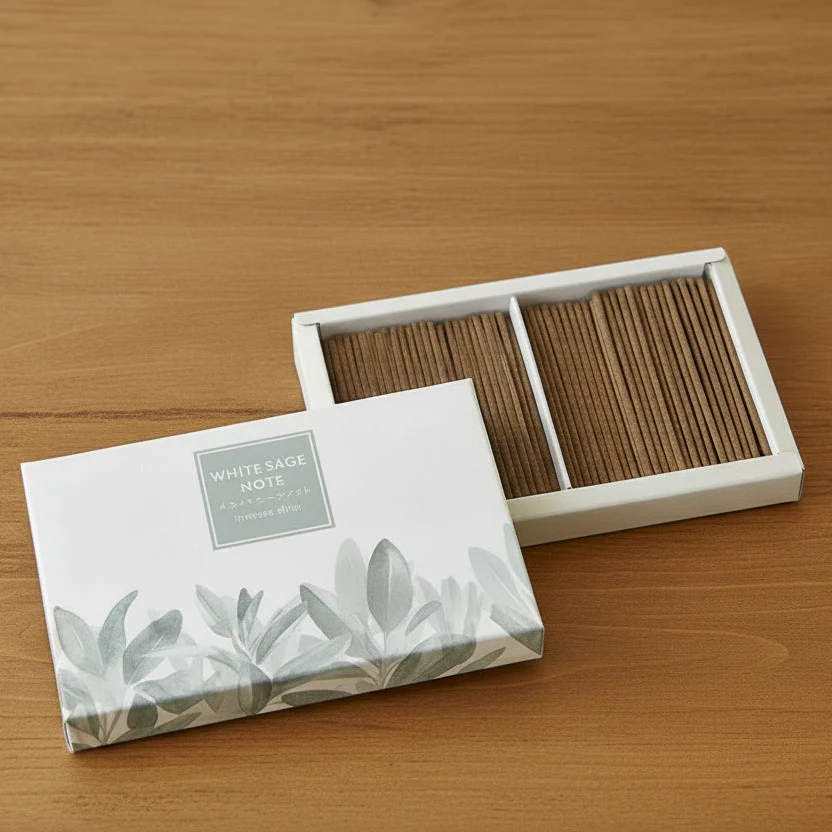 White Sage Note Half-Size Incense Stick
