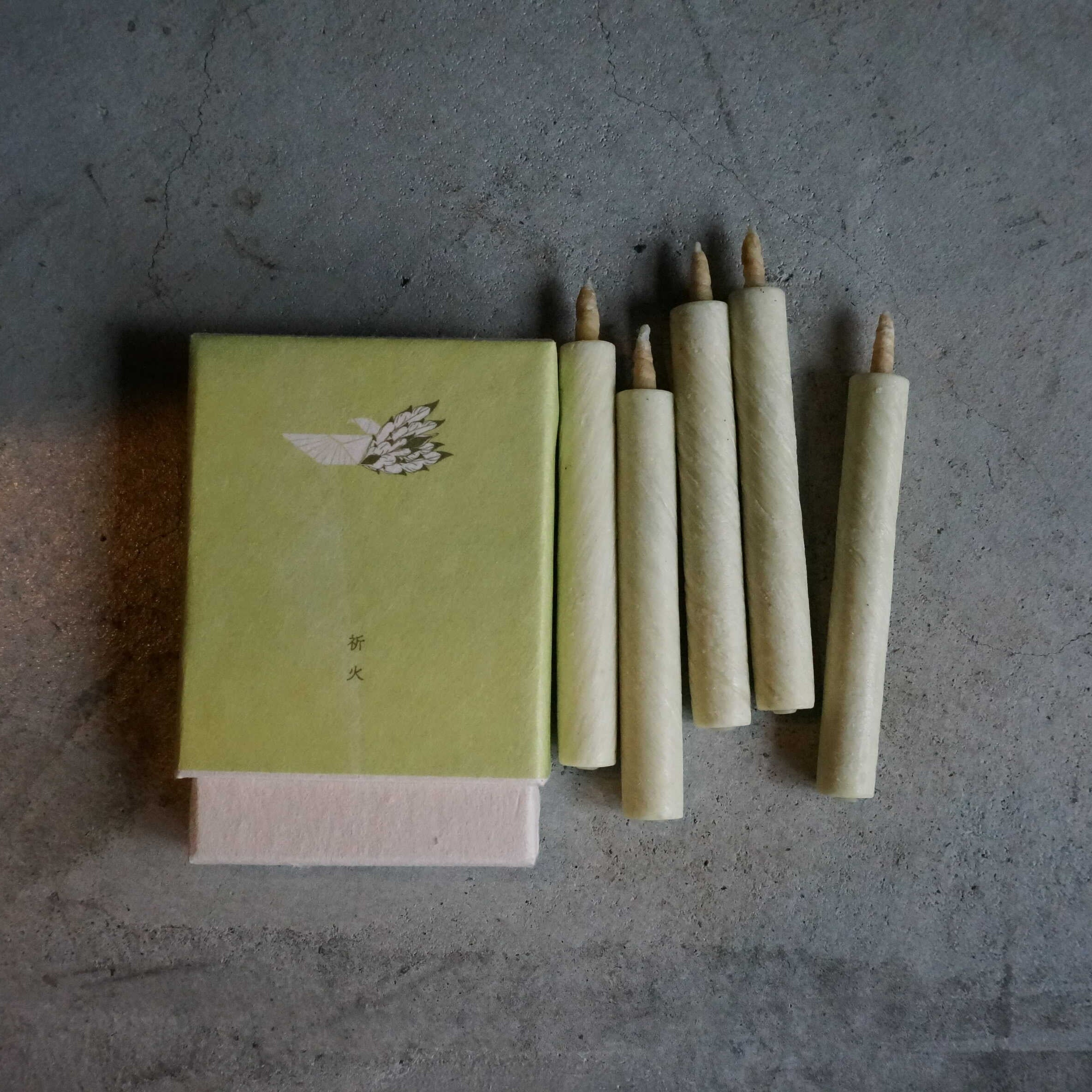 White Sage Warosoku 5 Candle - Purification