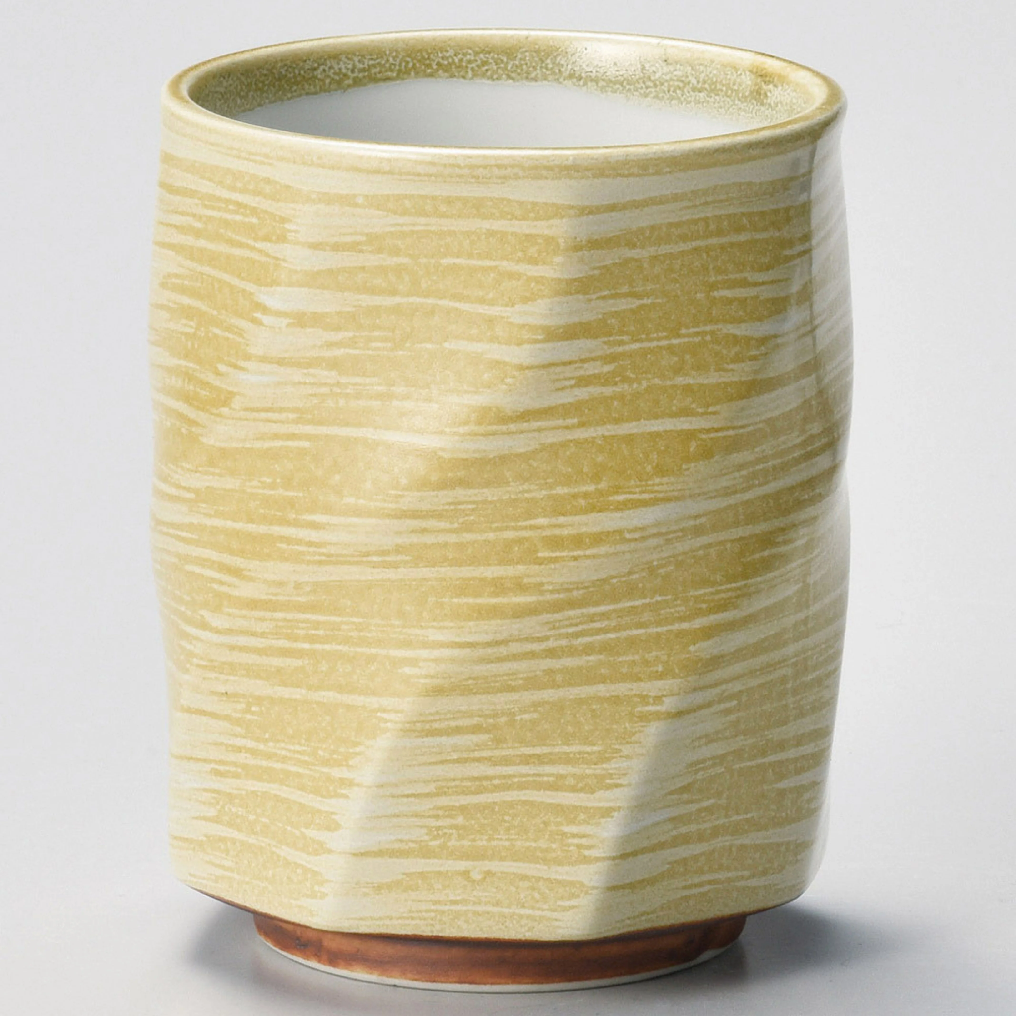 Yellow Octagonal Sushi Mug 330ml - Image 2