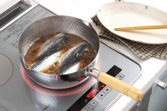 Yukihira Stainless Saucepan 22cm - Image 4